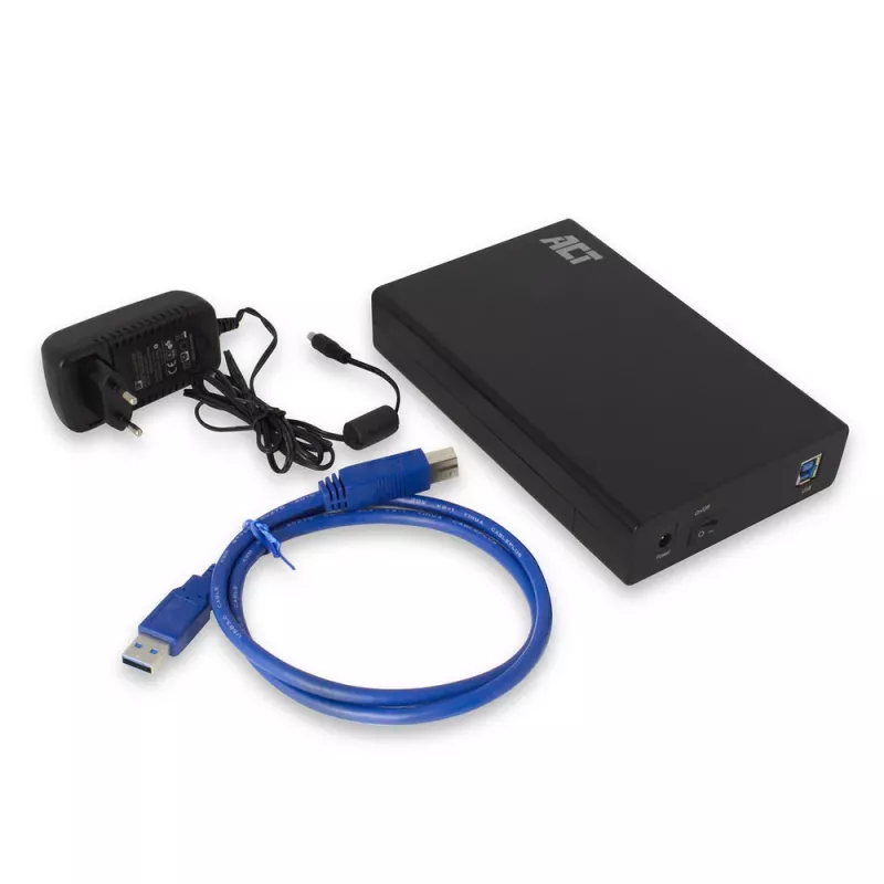 HDD/SSD enclosure ACT AC1405 3.5 inch SATA USB 3.2 Gen1 Black
