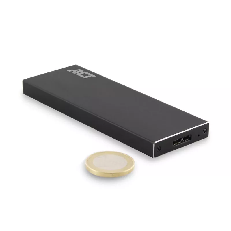 SSD enclosure ACT M.2 USB 3.2 Gen1 Black 5 Gbit/s