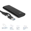 SSD enclosure ACT AC1615 USB-C M.2 NVMe PCIe 10 Gbit/s Black