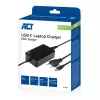 ACT USB-C laptop charger with Power Delivery profiles 65W, Laptop, Indoor, 100 - 240 V, 50/60 Hz, 65 W, 5 - 20 V