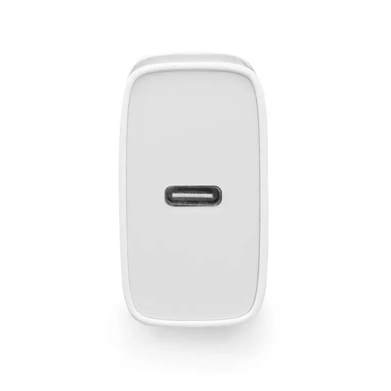 ACT Compact USB-C Charger 20W Fast Charging Indoor Universal White