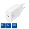 ACT Compact USB-C Charger 20W Fast Charging Indoor Universal White