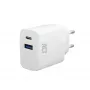 ACT USB-C & USB-A charger 20W with Power Delivery PPS, Quick Charge, GaNFast