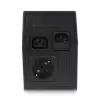 ACT Line Interactive UPS 600 VA - 360W with AVR, Line-Interactive, 0.6 kVA, 360 W, 240 V, Overcharge, Overdischarge, Overload, Short circuit, C13 coupler, Type F