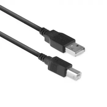 ACT USB 2.0 connection cable A male - B male 1 meter Black