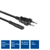 ACT Powercord Euro male - C7 female black 1.5 m