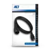 Power cord C13 C14 black 1.8 m ACT Powercord