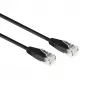 ACT Black 15.0 meter U/UTP, CAT6 patch cable with RJ45 connectors