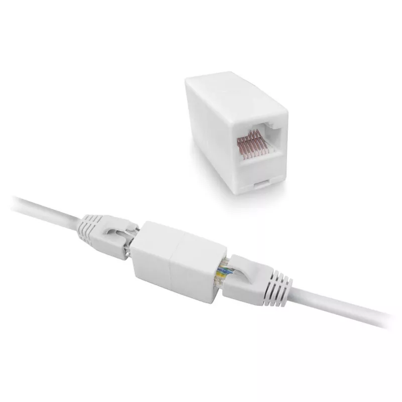 Modular coupler RJ-45 ACT AC4105 White Connector 1 RJ-45 Connector 2 RJ-45