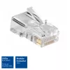 ACT Modular CAT5E RJ-45 Connector ACT AC4110 Male Silver Transparent 10 pcs