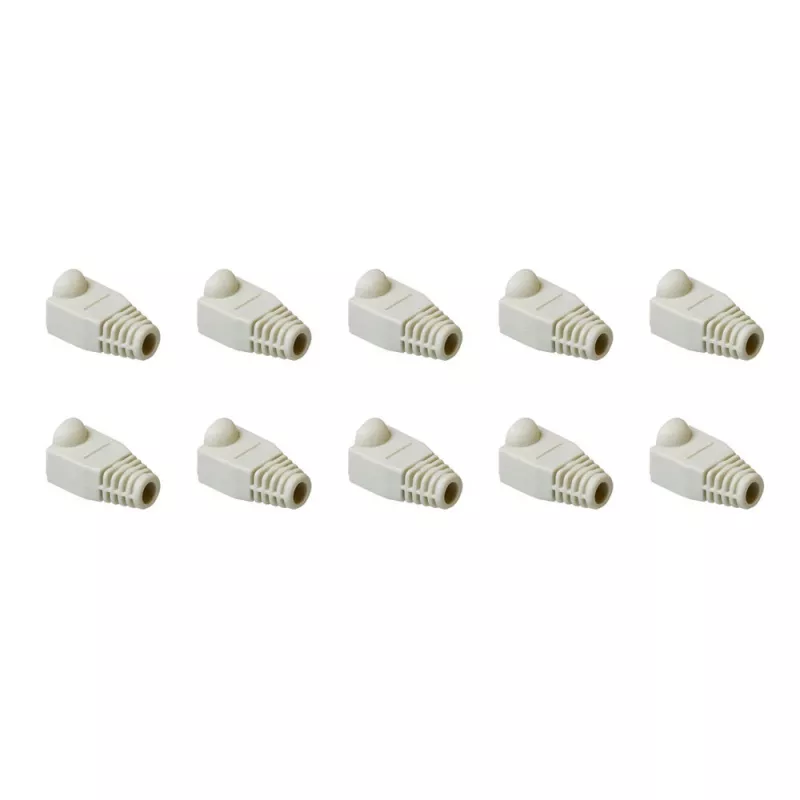 ACT UTP Cable boots, RJ45, Cable boot, Grey, RJ45, 10 pc(s)