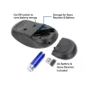 ACT Wireless Mouse 1600 DPI, silent click, eco-friendly, made from recycled materials