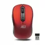 ACT Wireless Mouse 1600 DPI Right-hand Optical RF Wireless Red