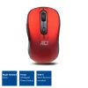 ACT Wireless Mouse 1600 DPI Right-hand Optical RF Wireless Red