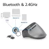 ACT Wireless Ergonomic Mouse with Bluetooth and USB-C/USB-A