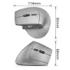 ACT Wireless Ergonomic Mouse with Bluetooth and USB-C/USB-A