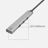 ACT AC6225 USB 2.0 Hub 480 Mbit/s Grey Aluminium
