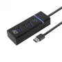 ACT AC6300 USB 3.2 Gen 1 Hub Type-A 5000 Mbit/s Black