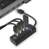 ACT AC6300 USB 3.2 Gen 1 Hub Type-A 5000 Mbit/s Black