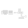 ACT AC6300 USB 3.2 Gen 1 Hub Type-A 5000 Mbit/s Black