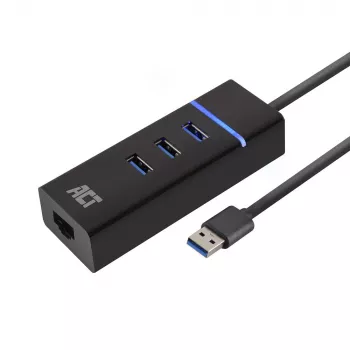 Docking Station ACT AC6310 USB 3.2 Gen 1 Wired Black Ethernet