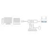 Docking Station ACT AC6310 USB 3.2 Gen 1 Wired Black Ethernet