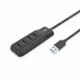 ACT AC6320 interface hub USB 3.2 Gen 1 (3.1 Gen 1) Type-A 5000 Mbit/s Black
