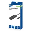 ACT AC6420 interface hub USB 3.2 Gen 1 (3.1 Gen 1) Type-C 5000 Mbit/s Black