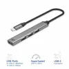 USB Hub ACT AC6425 Type-C 5000 Mbit/s Aluminium Grey