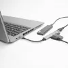 USB Hub ACT AC6425 Type-C 5000 Mbit/s Aluminium Grey