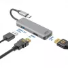 ACT USB-C 4K multiport adapter for 2 HDMI monitors, USB-A data port