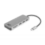 ACT USB-C hub 3.0, 3x USB-A, card reader, PD pass-through