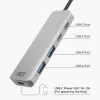 ACT AC7072 USB 3.2 Gen 1 Type-C Hub 5000 Mbit/s Black Grey