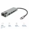 ACT USB-C 4K docking station for 1 HDMI monitor, ethernet, USB-A, PD pass-through