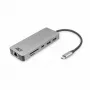 ACT USB-C 4K docking station for 1 HDMI monitor, Ethernet, USB-C, USB-A, card reader and PD pass-through