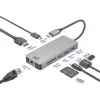 ACT USB-C 4K docking station for 1 HDMI monitor, Ethernet, USB-C, USB-A, card reader and PD pass-through