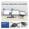 ACT Universal USB-C Docking Station 4K, for 2 HDMI/DisplayPort monitors, DisplayLink, compact design