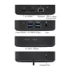ACT Universal USB-C Docking Station 4K, for 2 HDMI/DisplayPort monitors, DisplayLink, compact design