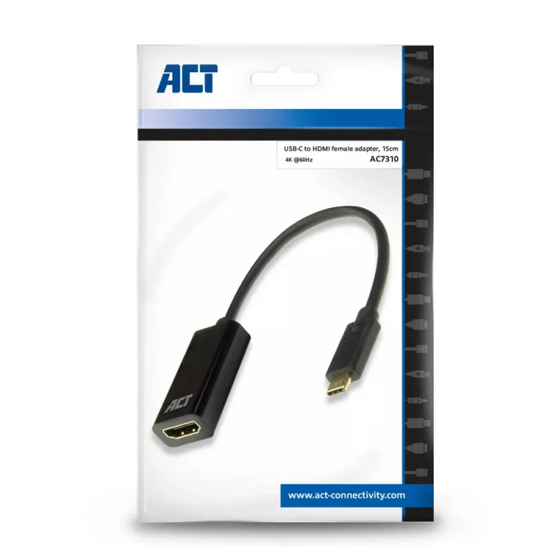 ACT USB-C to HDMI adapter AC7310 0.15m USB Type-C HDMI Type A
