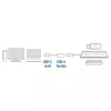 ACT USB 3.0 cable OTG USB-C male to USB-A female 0.2m 5 Gbit/s