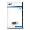 USB-A to USB-C adapter ACT AC7375 Grey