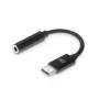 Audio Cable ACT AC7380 0.11m 3.5mm Female USB Type-C Male Black