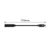 Audio Cable ACT AC7380 0.11m 3.5mm Female USB Type-C Male Black