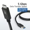 ACT USB 3.0 cable USB-A to USB-C 2 meters 5 Gbit/s Black