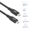 ACT USB4 20Gbps 240W USB Type-C Cable 0.5m Black
