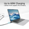 ACT USB 3.0 10Gbps 60W USB Type-C Cable 0.5m Black