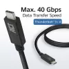 ACT USB4® 40Gbps 240W USB Type-C® Cable, USB-IF certified 0.8 meters