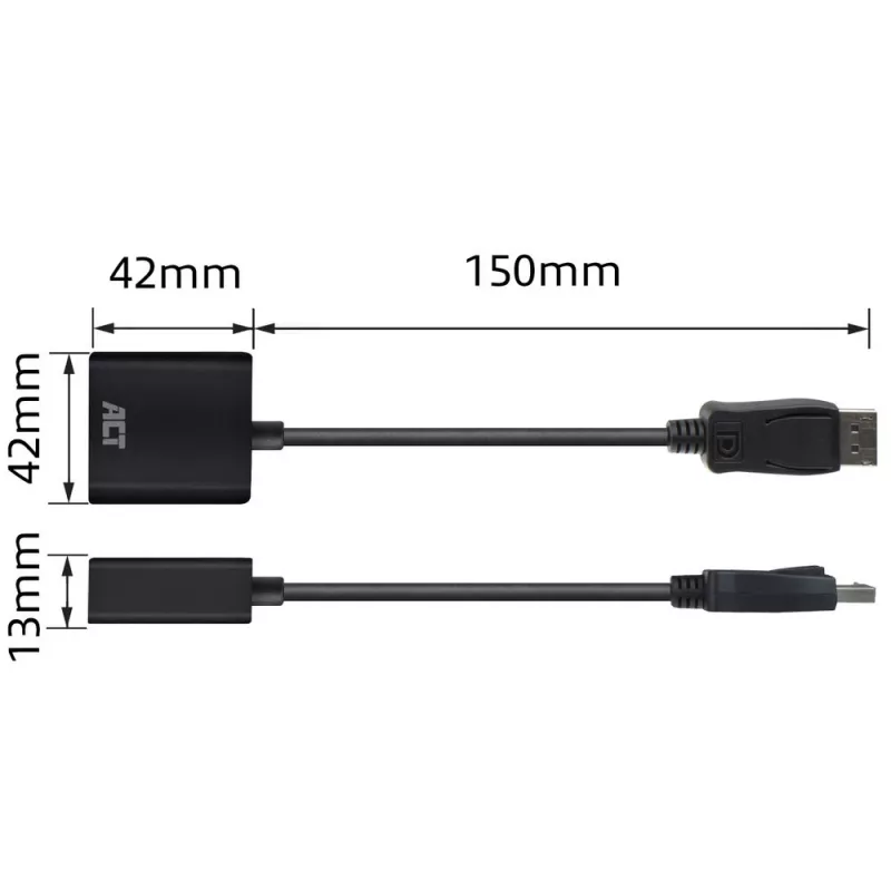 DisplayPort to VGA adapter ACT AC7515