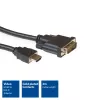 ACT 2 meters HDMI to DVI-D adapter cable, HDMI A male - DVI-D single link male 18+1