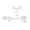 ACT 0.15 meters, HDMI-A male to VGA female adapter, with audio